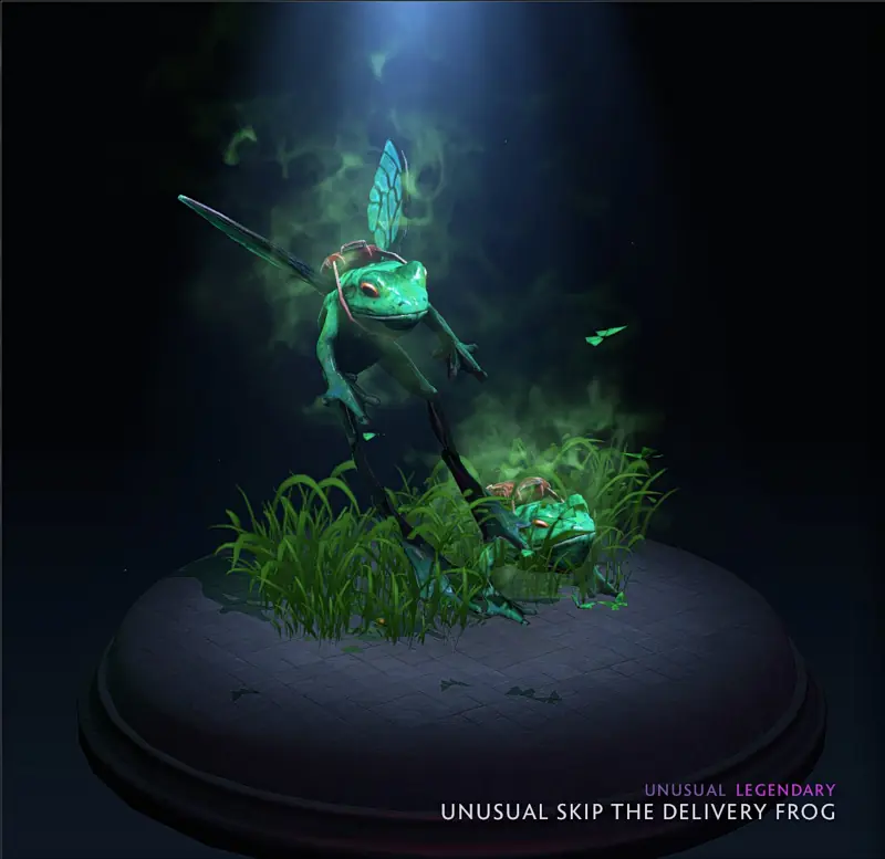 ✧・゚:*✧ Dota 2: Orbital Decay - Unusual Arnabus Courier (Brusque Britches Beige) ✧・゚:*✧ Tick Tock ✧・゚:*✧