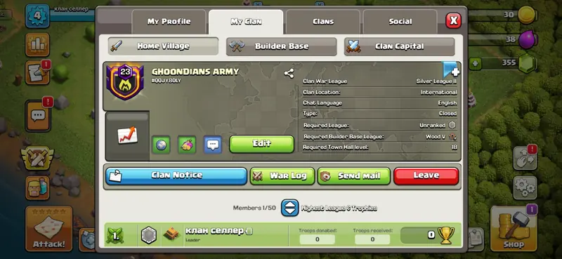 ✧・゚:*✧ Clash of Clans Clan - Level 23, Capital 10, Silver 2 League ✧・゚:*✧ Now or Never ✧・゚:*✧