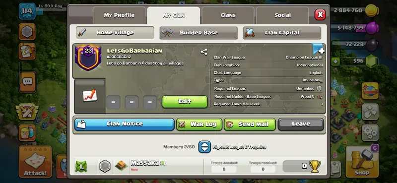 ✧･ﾟ:*✧ Clash of Clans Level 23 Clan Champ 3 League ✧･ﾟ:*✧ IDK Why its cheap ? ✧･ﾟ:*✧