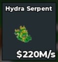 BS12623 Hydra Serpent 220M/s