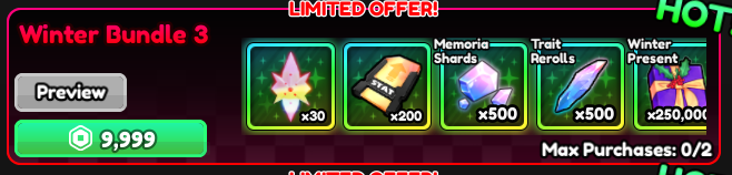 AV > 2 x Winter Bundle 3 > 19998R
