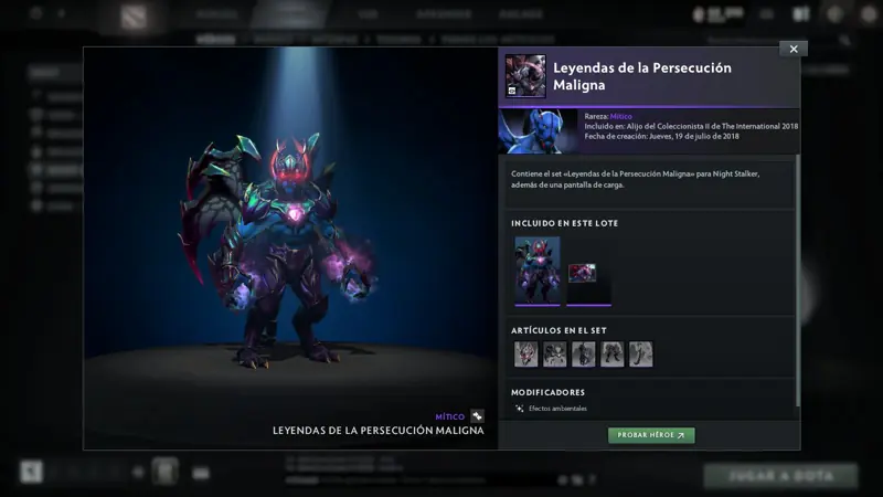 ✧･ﾟ:*✧ Dota 2 Items: Night Stalker Legends of Darkheart Pursuit ✧･ﾟ:*✧ Click Like You Mean It ✧･ﾟ:*✧