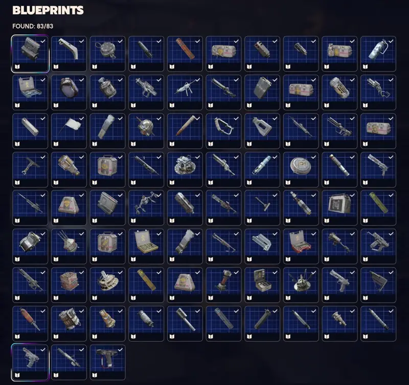 ✧・゚:*✧ ARC Raiders All Blueprints (83/83) ✧・゚:*✧ Gone in 3...2...1 ✧・゚:*✧