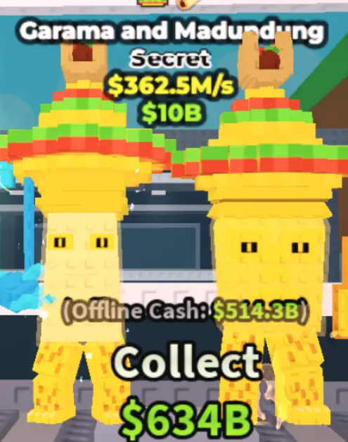 GARAMA & MADUNDUNG - Gold - [362.5M/s] FAST & SECURE 🧂