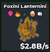 BS12658 Foxini Lanternini With Rare Trait Gold 2.8B/s