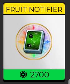 Fruit Notifier -【2700R】-  Notifier Fruit