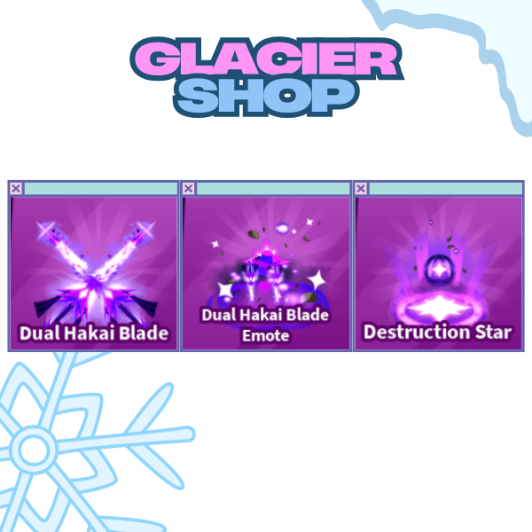 Dual Hakai Blade + Explosion + Emote ( Limited Set )