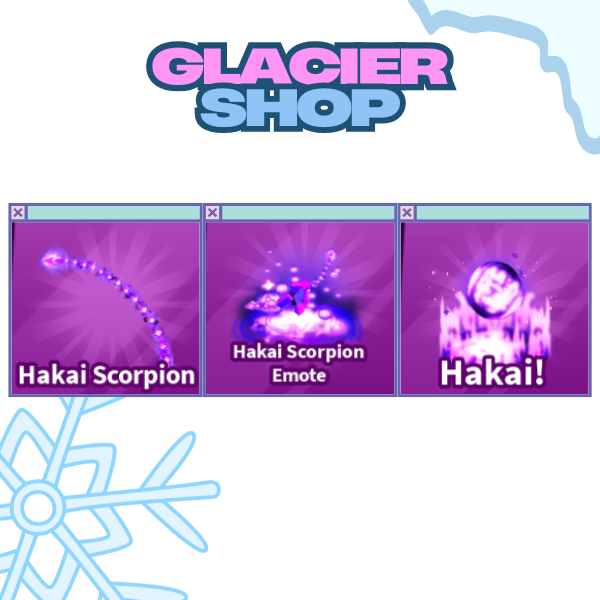 Hakai Scorpion + Explosion + Emote ( Limited Set )