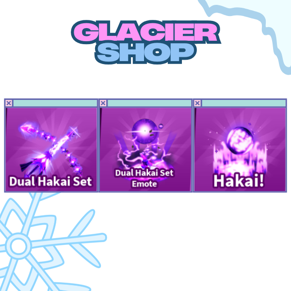 Dual Hakai Set + Explosion + Emote ( Limited Set )