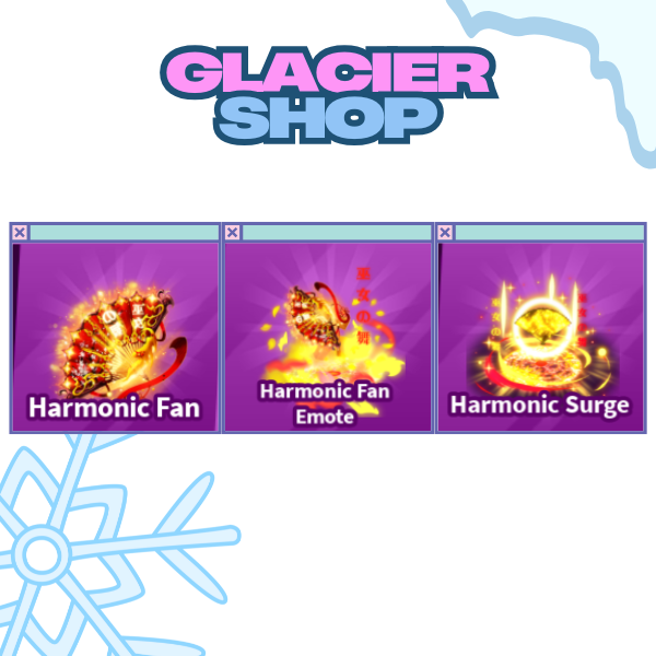 Harmonic Fan + Explosion + Emote ( Limited Set )