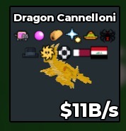 BS12672 Dragon Cannelloni 11B/s