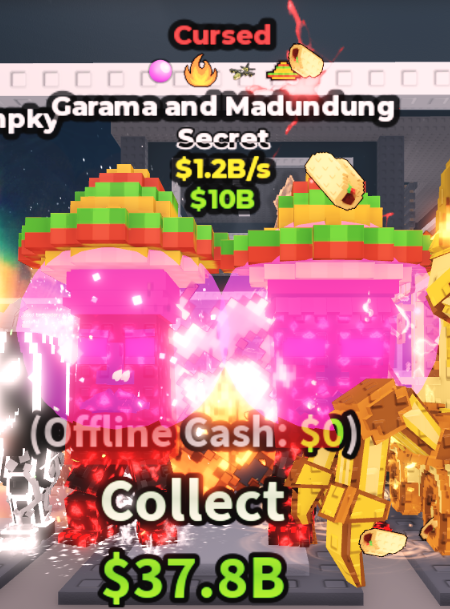 CURSED GARAMA AND MADUNDUNG 1.2B/S (FIRE + 3 TRAITS) – STEAL A BRAINROT – FAST DELIVERY & TRUSTED #D5QN9X