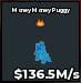 BS12709 Money Money Puggy Diamond 136.5M/s
