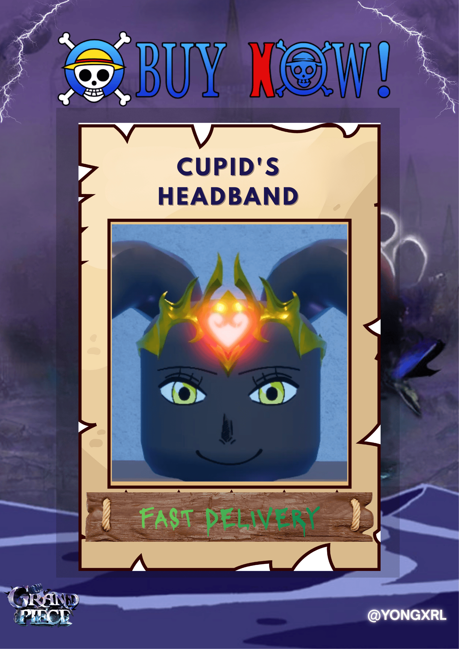 GPO - Cupid's Headband - Meta Accessories | Grand Piece Online