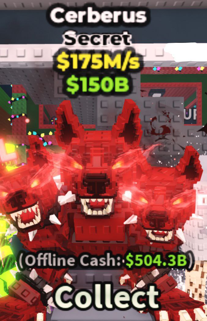 Cerberus 175M/s ♦️ new brainrot ♦️ Cheapest steal a brainrot ♦️ fast delivery ✅