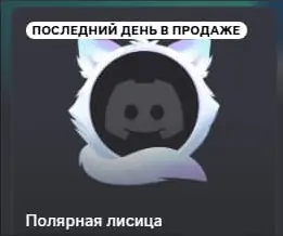 ✧･ﾟ:*✧ Discord Decoration - "Polar Fox" Decoration (10 Days) ✧･ﾟ:*✧ Heartbreak Sale ✧･ﾟ:*✧
