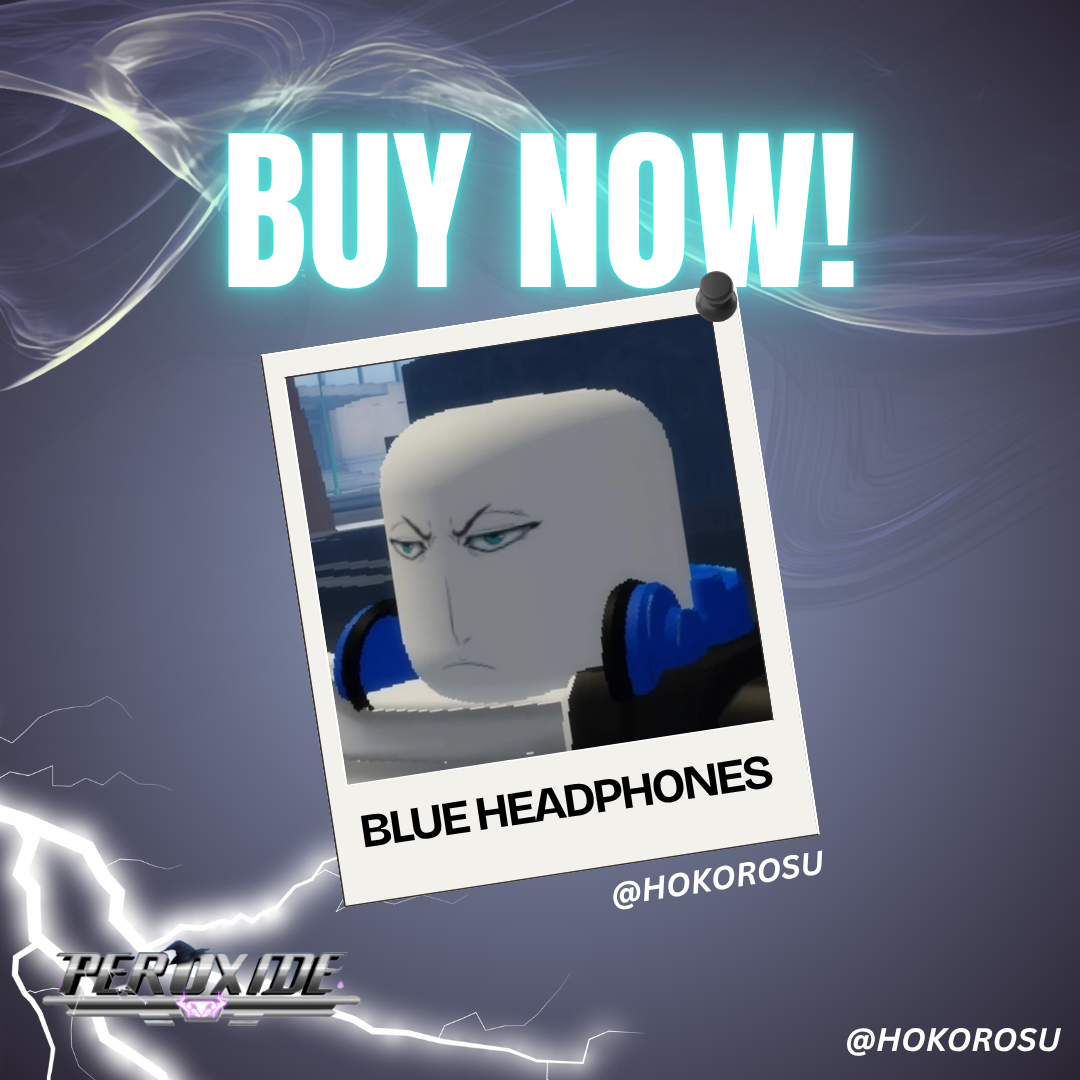 [Peroxide] - Blue Headphones | ✅FAST DELIVERY✅