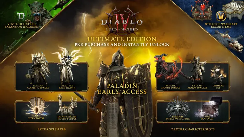✧・゚:*✧ Diablo IV Vessel of Hatred Ultimate Edition for PS4/PS5 - Turkey ✧・゚:*✧ Smooth Savings ✧・゚:*✧