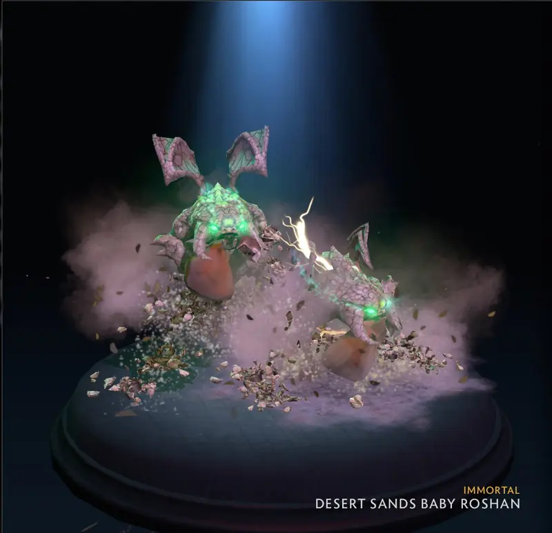 ✧・゚:*✧ Dota 2 Items: Desert Sands Baby Roshan Courier ✧・゚:*✧ Relax & Save ✧・゚:*✧