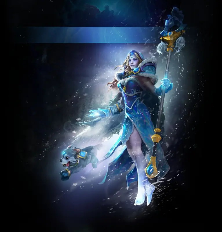 ✧・゚:*✧ Dota 2 Frost Avalanche Crystal Maiden Arcana - Instant Trade ✧・゚:*✧ Tick Tock ✧・゚:*✧