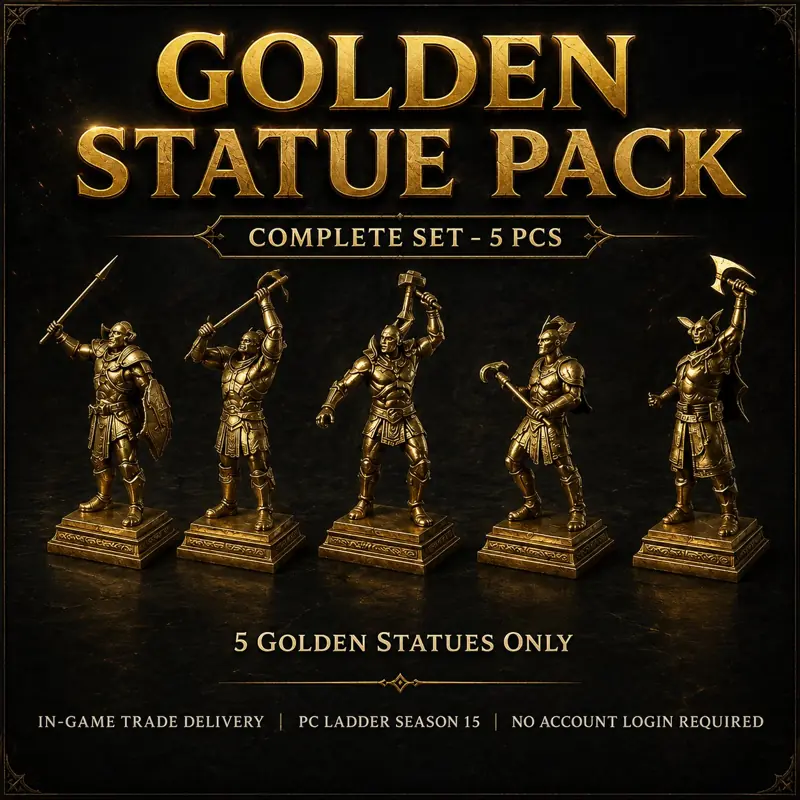 ✧･ﾟ:*✧ Diablo 2: Resurrected Items - PC/Ladder Statues Set ✧･ﾟ:*✧ Limited Time ✧･ﾟ:*✧
