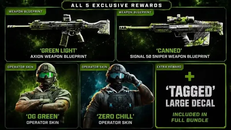 ✧・゚:*✧ Monster Energy Modern Warfare 4 Rewards ✧・゚:*✧ Gone in 3...2...1 ✧・゚:*✧