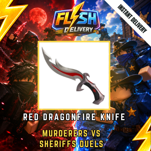 RED DRAGONFIRE KNIFE - MURDERERS VS SHERIFFS DUELS / MVSD