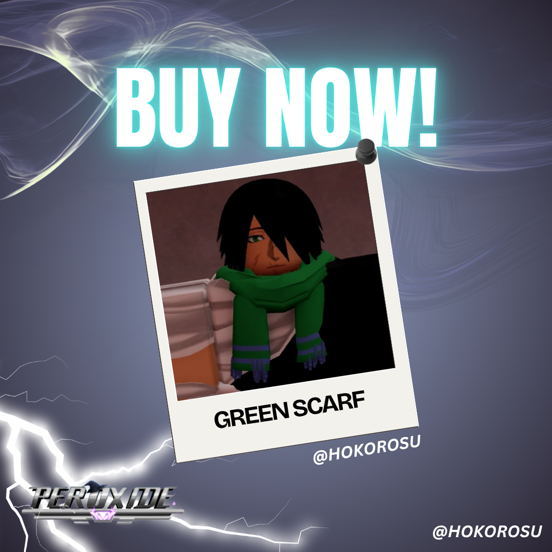 [Peroxide] -Green Scarf | ✅FAST DELIVERY✅
