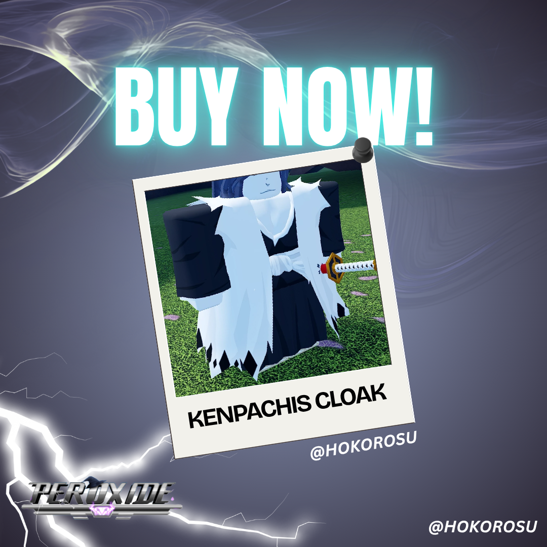 [Peroxide] -  Kenpachis Cloak | ✅FAST DELIVERY✅