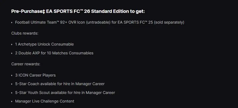 ✧・゚:*✧ EA SPORTS FC 26 Standard Edition - PC (Epic Games, Turkey) ✧・゚:*✧ Smooth Savings ✧・゚:*✧