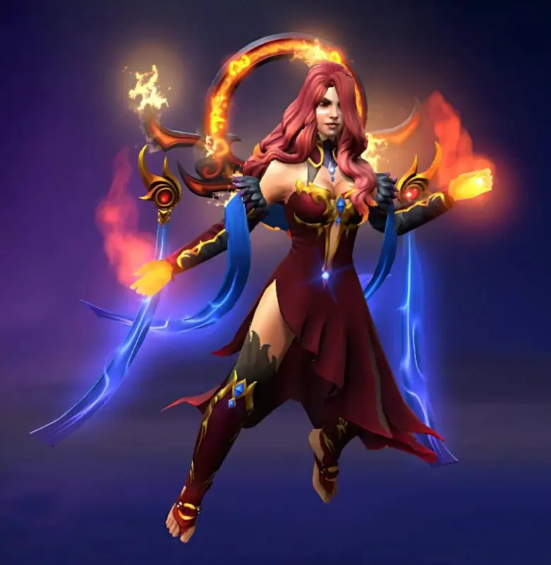 ✧・゚:*✧ Dota 2 Items: Glory of the Elderflame (Mythical Outfit for Lina) ✧・゚:*✧ Unalive Prices Only ✧・゚:*✧