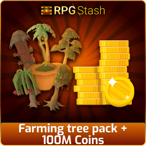 Farming tree pack + 100M Coins [💯1500+ High TLv Acc Trade⚖️] [OSRS] 🏆121K+Feedback Seller✔️