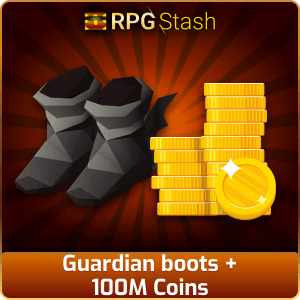 Guardian boots + 100M Coins [💯1500+ High TLv Acc Trade⚖️] [OSRS] 🏆121K+Feedback Seller✔️