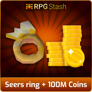 Seers ring + 100M Coins [💯1500+ High TLv Acc Trade⚖️] [OSRS] 🏆121K+Feedback Seller✔️