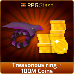 Treasonous ring + 100M Coins [💯1500+ High TLv Acc Trade⚖️] [OSRS] 🏆121K+Feedback Seller✔️