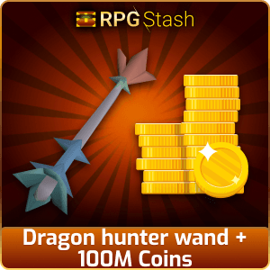 Dragon hunter wand + 100M Coins [💯1500+ High TLv Acc Trade⚖️] [OSRS] 🏆121K+Feedback Seller✔️