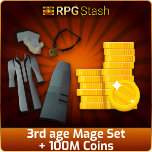 3rd age Mage Set + 100M Coins [💯1500+ High TLv Acc Trade⚖️] [OSRS] 🏆121K+Feedback Seller✔️