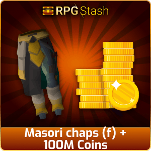 Masori chaps (f) + 100M Coins [💯1500+ High TLv Acc Trade⚖️] [OSRS] 🏆121K+Feedback Seller✔️
