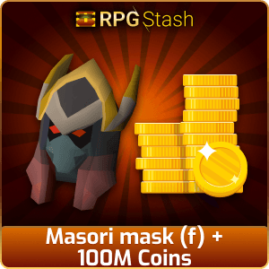 Masori mask (f) + 100M Coins [💯1500+ High TLv Acc Trade⚖️] [OSRS] 🏆121K+Feedback Seller✔️