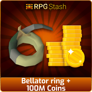 Bellator ring + 100M Coins [💯1500+ High TLv Acc Trade⚖️] [OSRS] 🏆121K+Feedback Seller✔️