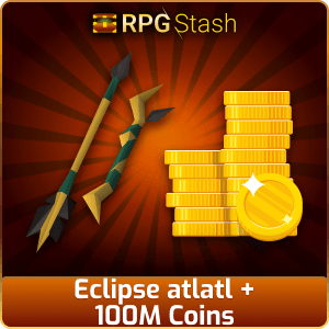 Eclipse atlatl + 100M Coins [💯1500+ High TLv Acc Trade⚖️] [OSRS] 🏆121K+Feedback Seller✔️