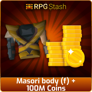 Masori body (f) + 100M Coins [💯1500+ High TLv Acc Trade⚖️] [OSRS] 🏆121K+Feedback Seller✔️