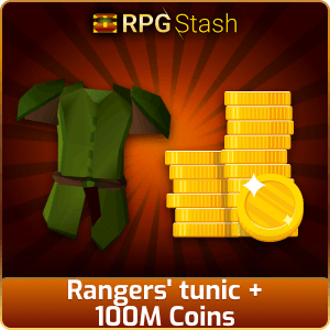 Rangers' tunic + 100M Coins [💯1500+ High TLv Acc Trade⚖️] [OSRS] 🏆121K+Feedback Seller✔️