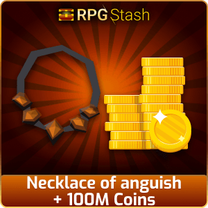 Necklace of anguish + 100M Coins [💯1500+ High TLv Acc Trade⚖️] [OSRS] 🏆121K+Feedback Seller✔️