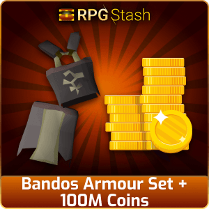 Bandos Armour Set + 100M Coins [💯1500+ High TLv Acc Trade⚖️] [OSRS] 🏆121K+Feedback Seller✔️