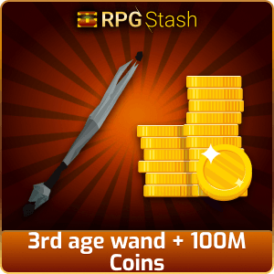 3rd age wand + 100M Coins [💯1500+ High TLv Acc Trade⚖️] [OSRS] 🏆121K+Feedback Seller✔️