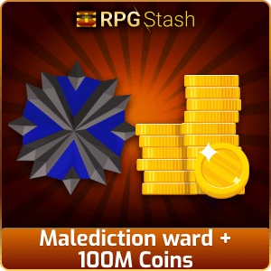 Malediction ward + 100M Coins [💯1500+ High TLv Acc Trade⚖️] [OSRS] 🏆121K+Feedback Seller✔️