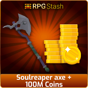 Soulreaper axe + 100M Coins [💯1500+ High TLv Acc Trade⚖️] [OSRS] 🏆121K+Feedback Seller✔️