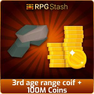 3rd age range coif + 100M Coins [💯1500+ High TLv Acc Trade⚖️] [OSRS] 🏆121K+Feedback Seller✔️