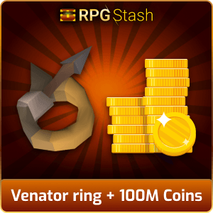 Venator ring + 100M Coins [💯1500+ High TLv Acc Trade⚖️] [OSRS] 🏆121K+Feedback Seller✔️